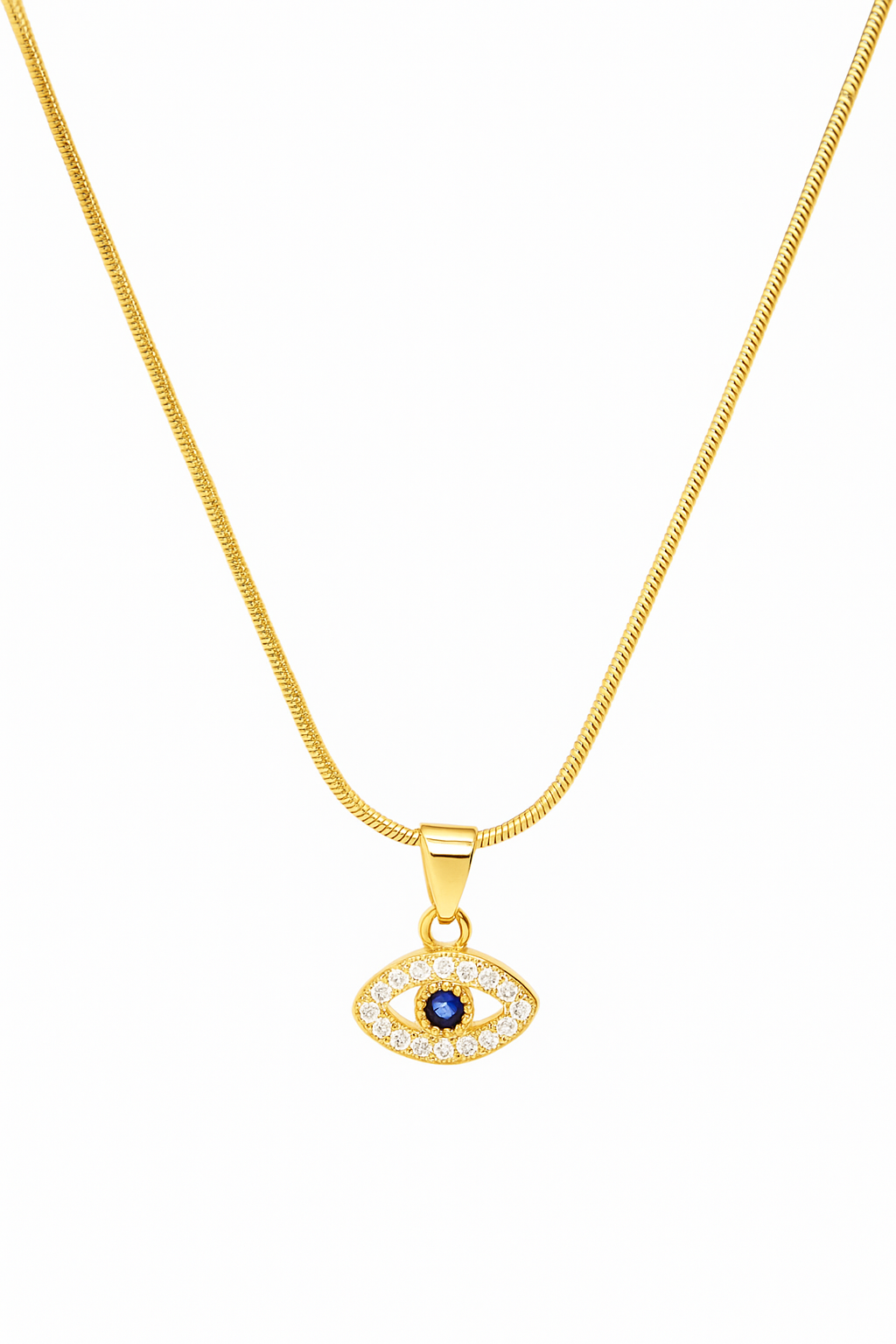 Sapphire Eye Necklace